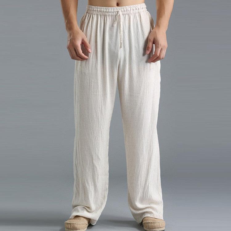Men's Breathable Linen Loose Casual Sports Pants - Hipster Collections