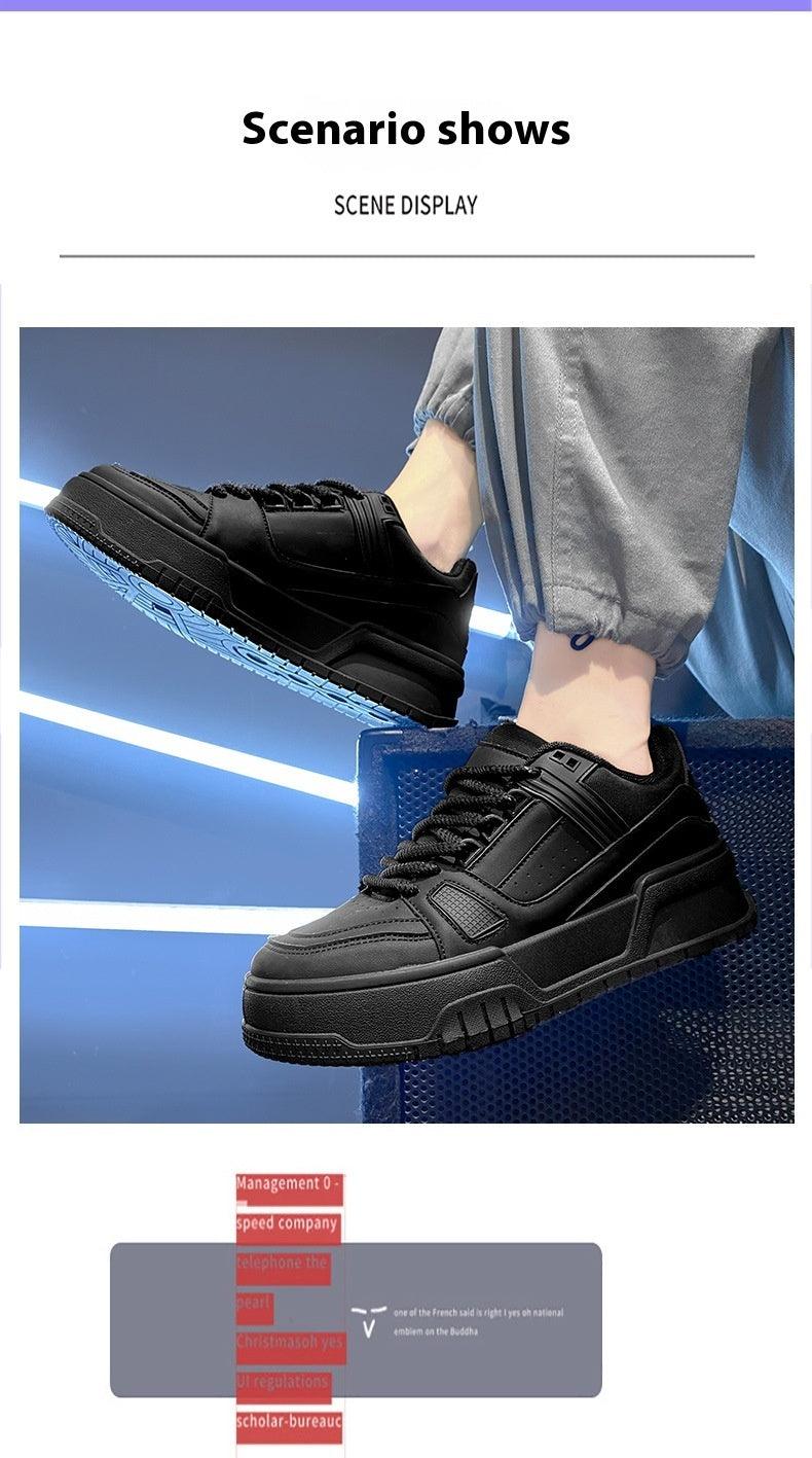 Men's Casual ShoesBoys' Small White Board Shoes With Thick Soles - Hipster Collections