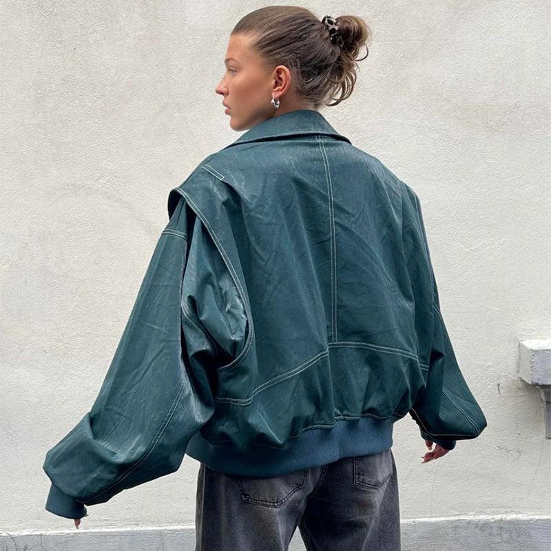 Retro Jacket Cool Stand Collar Long Sleeve Jacket - Hipster Collections