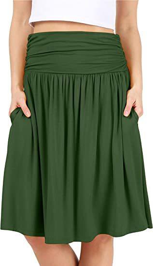 European And American Women's Clothing Pleated Elegant Midi Skirt - Hipster Collections