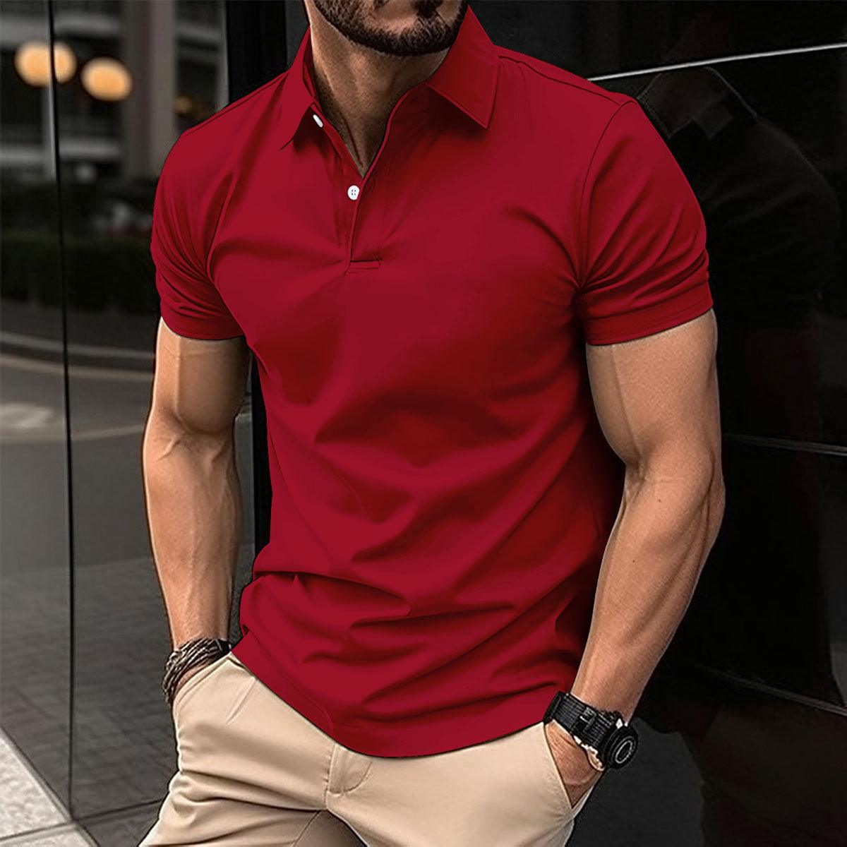 Short Sleeve Polo Shirt Men - Hipster Collections