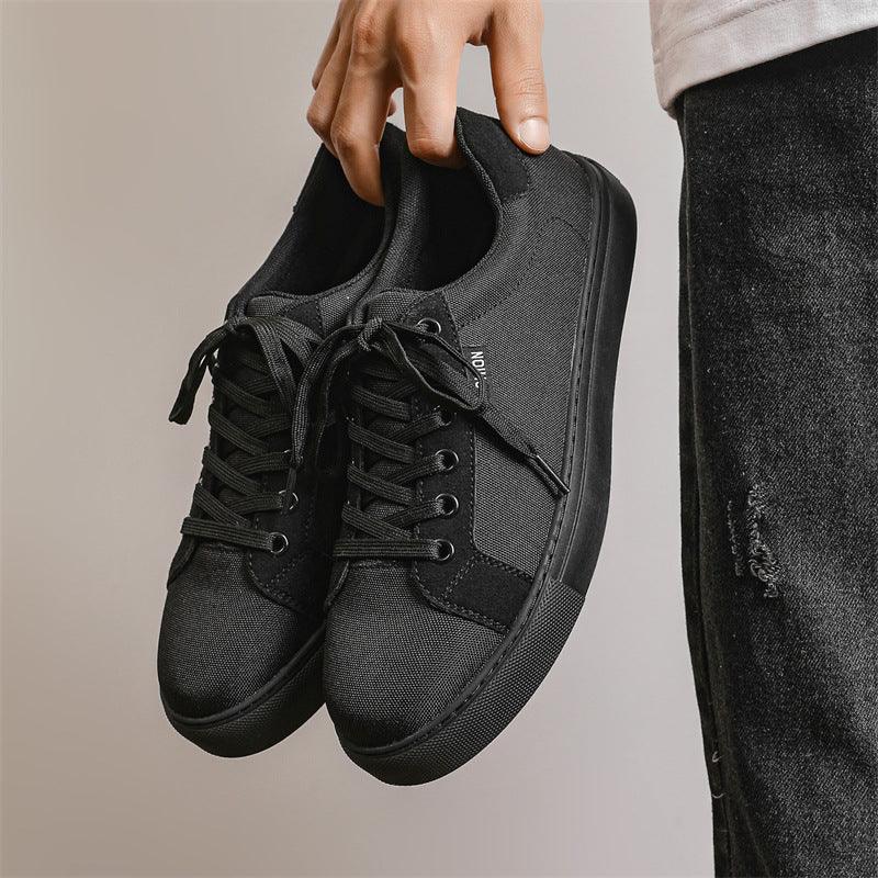 Plus Size Breathable Canvas Men's Sneakers - Hipster Collections