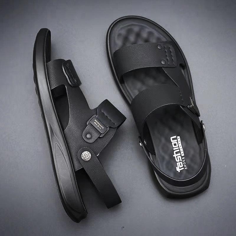 Men's Fashion Casual Breathable Cowhide Sandals - Hipster Collections