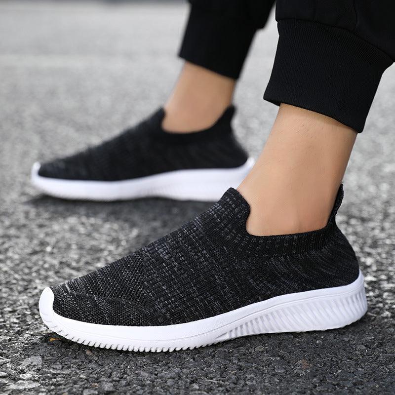 Plus Size Fly-kit Mesh Men's Shoes - Hipster Collections