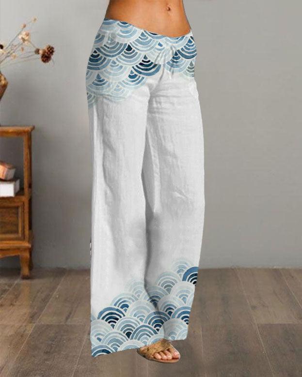 Wide Leg Yoga Pants Women's Loose 3D Digital Printing Loose Trousers Straight-leg Pants - Hipster Collections