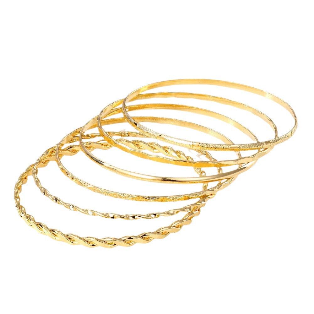 Bohemian Metal Chain Bracelet Set For Women - Hipster Collections