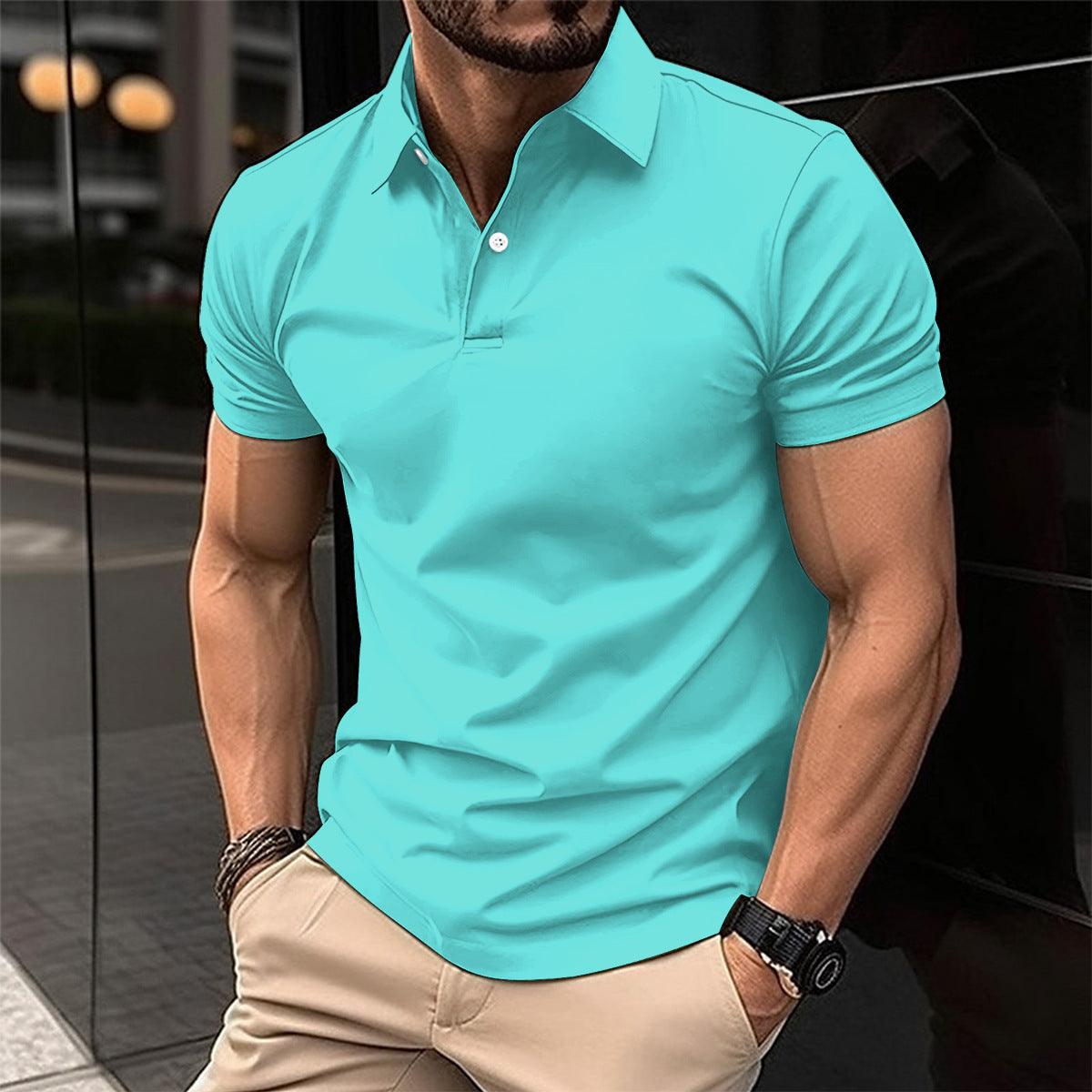 Short Sleeve Polo Shirt Men - Hipster Collections
