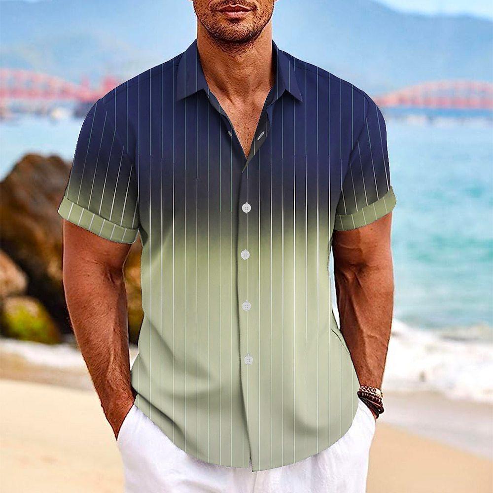 Lapel Button Short-sleeved Shirt - Hipster Collections