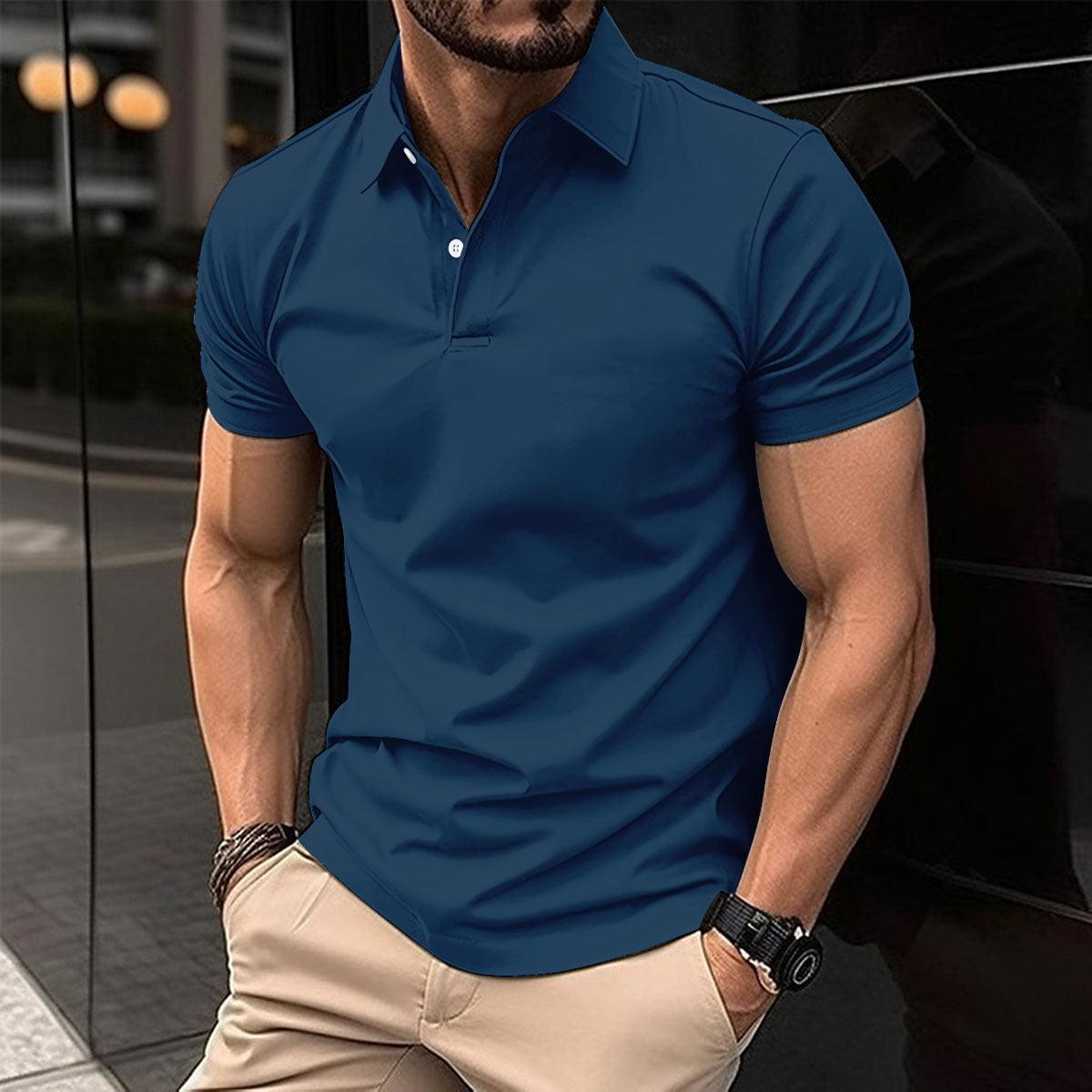 Short Sleeve Polo Shirt Men - Hipster Collections