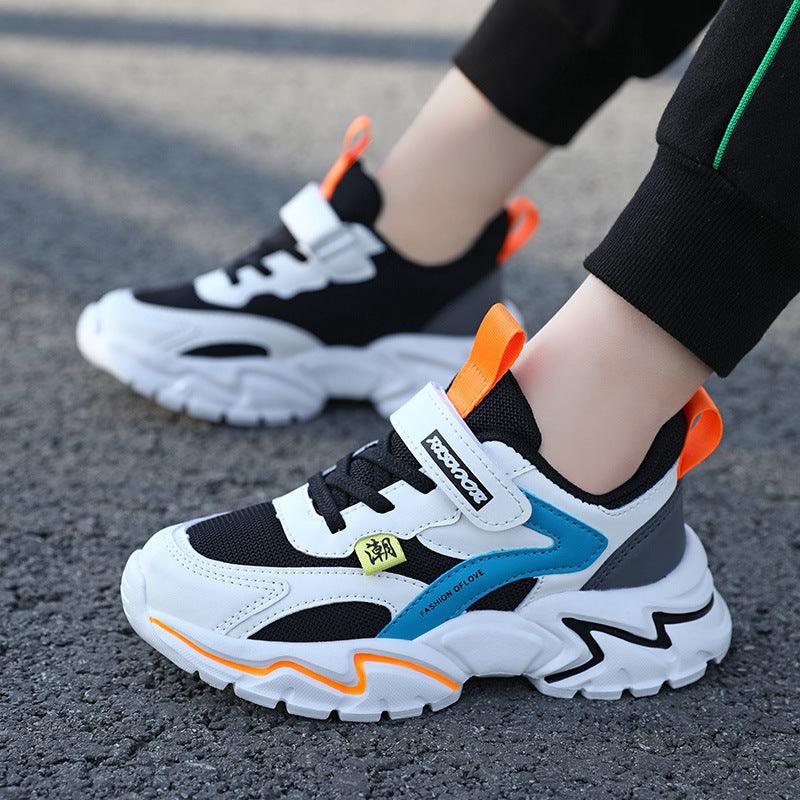 Lightweight Soft Sole Breathable Medium And Large Children's Sneakers - Hipster Collections