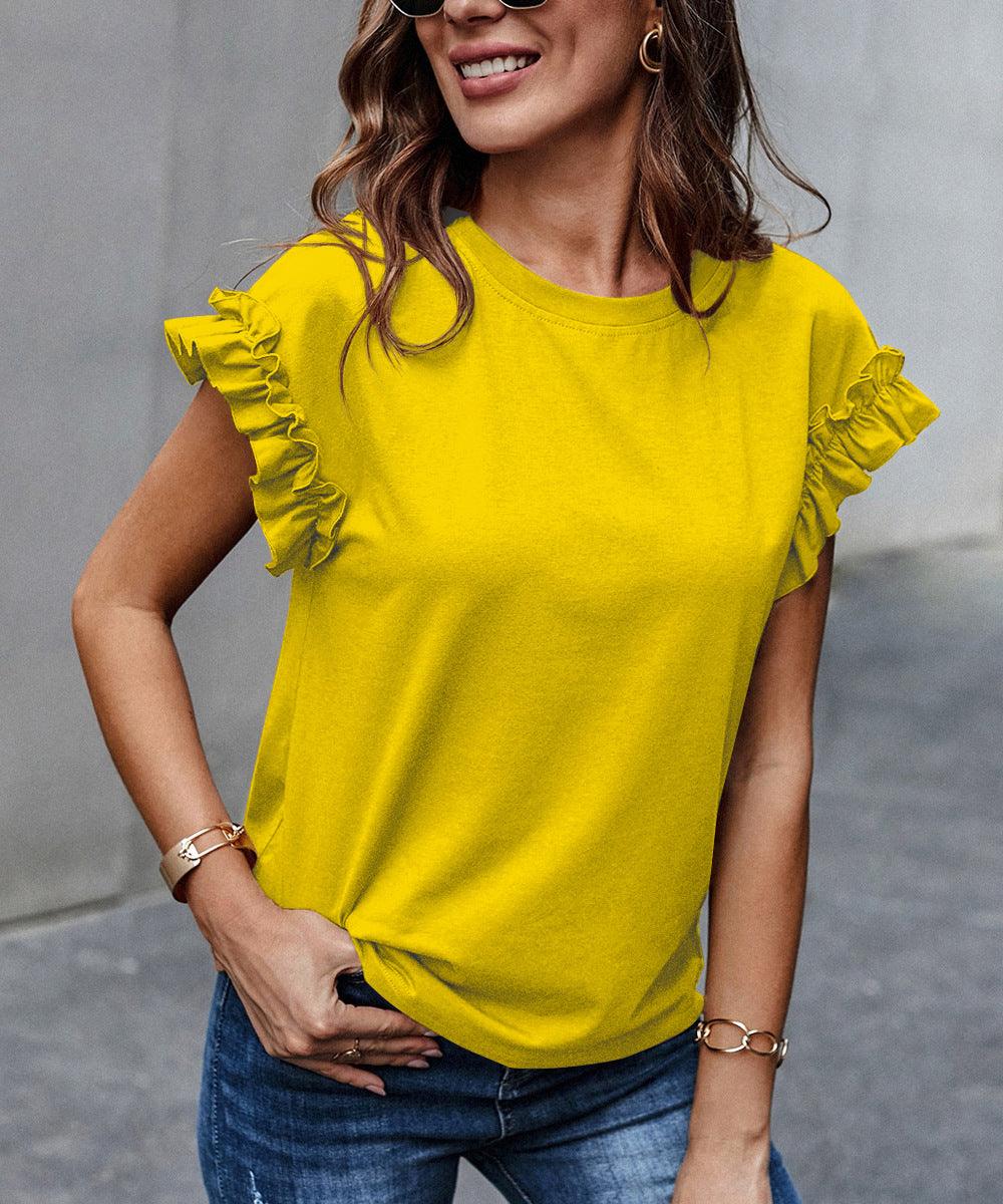 Stylish Sweet All-match Top T-shirt - Hipster Collections