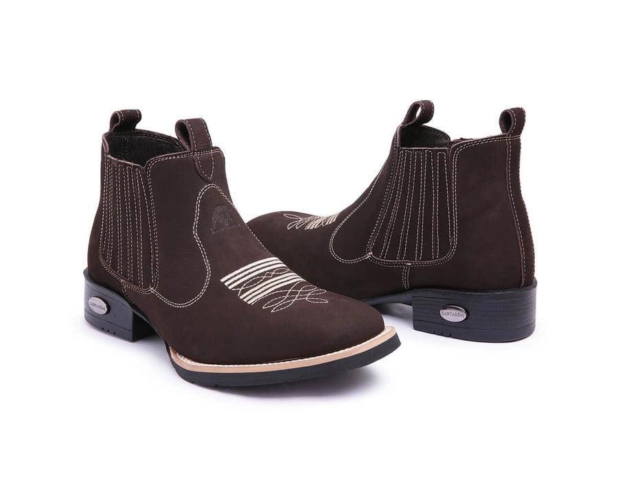New European And American Retro Men's Shoes Winter Suede Flat Heel Round Toe Martin Boots - Hipster Collections