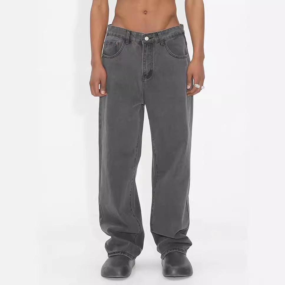 Retro Men's Loose And Comfortable Denim Trousers - Hipster Collections