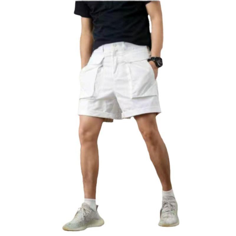 Overalls Men's Large Pocket Retro Fashion Brand Loose - Hipster Collections