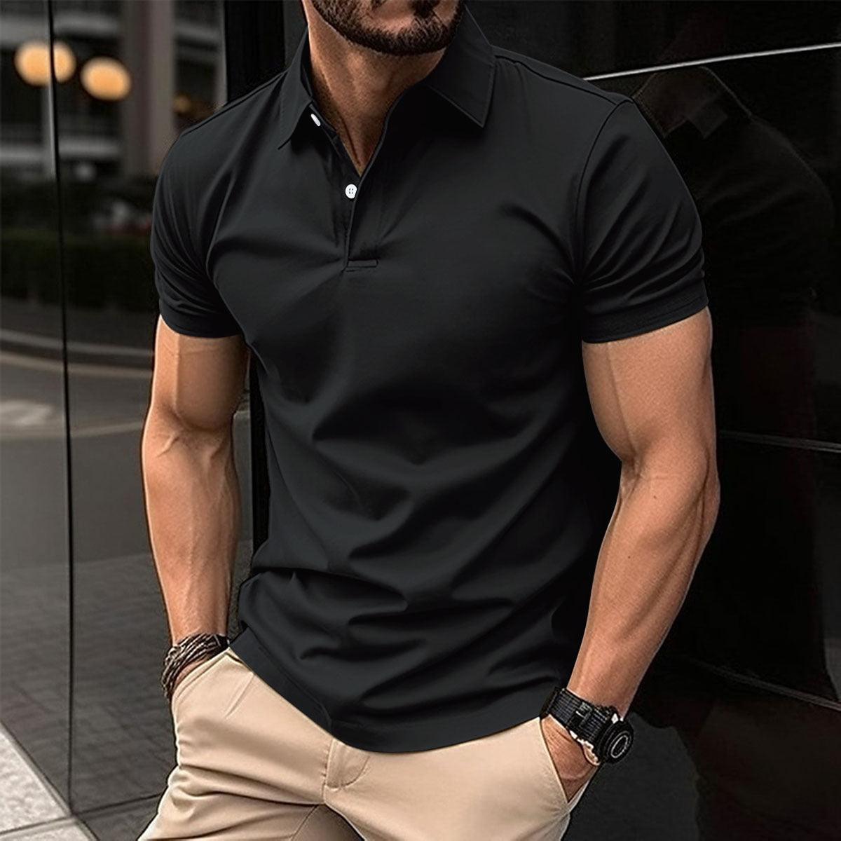 Short Sleeve Polo Shirt Men - Hipster Collections