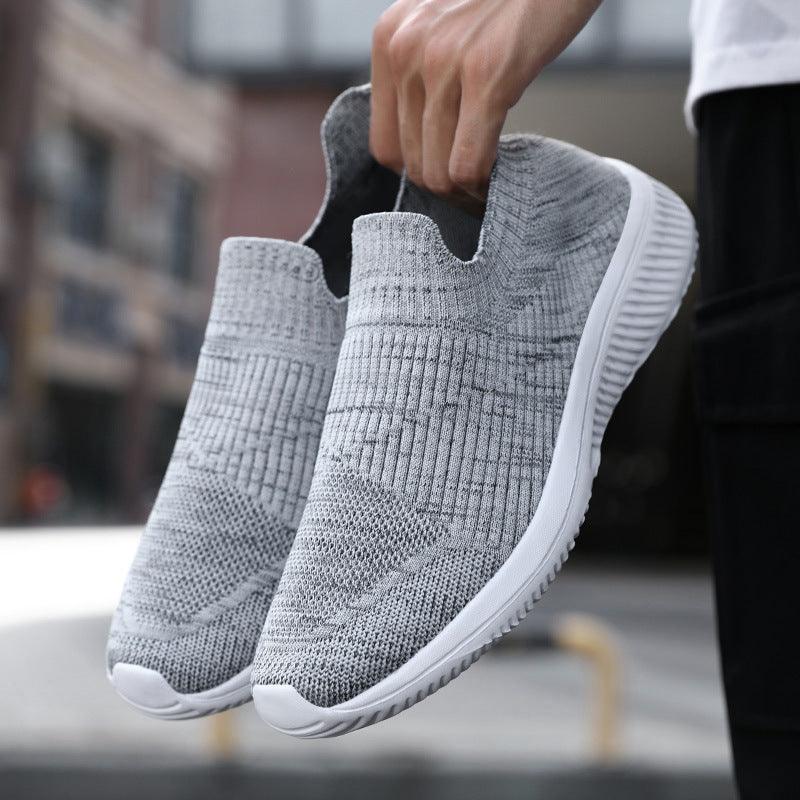 Plus Size Fly-kit Mesh Men's Shoes - Hipster Collections