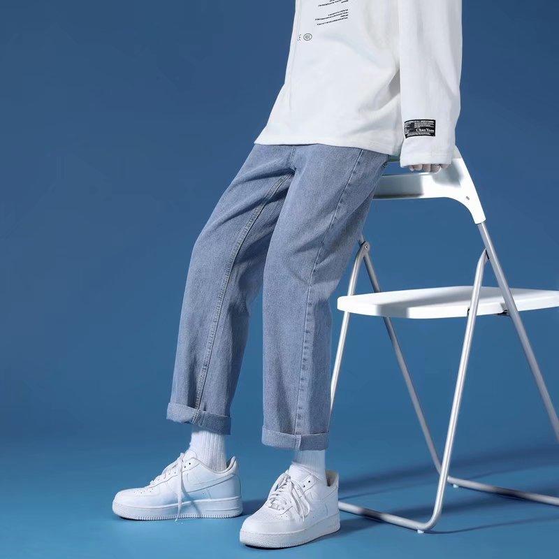 Jeans Men's Loose Straight Trend - Hipster Collections