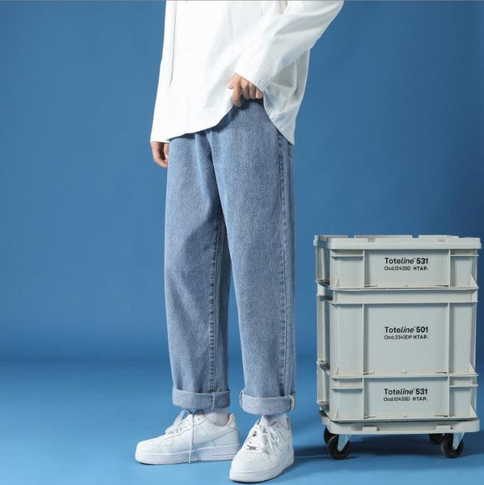 Jeans Men's Loose Straight Trend - Hipster Collections
