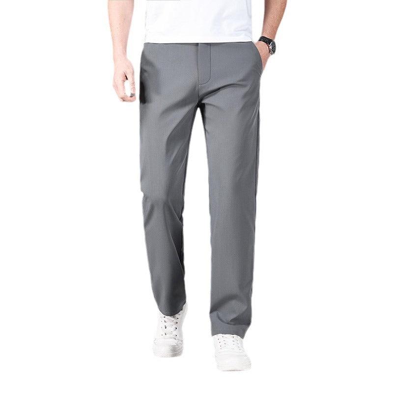 Thin Ruyi Waist Straight Business Casual Trousers Men's Summer Breathable Sun Protection - Hipster Collections