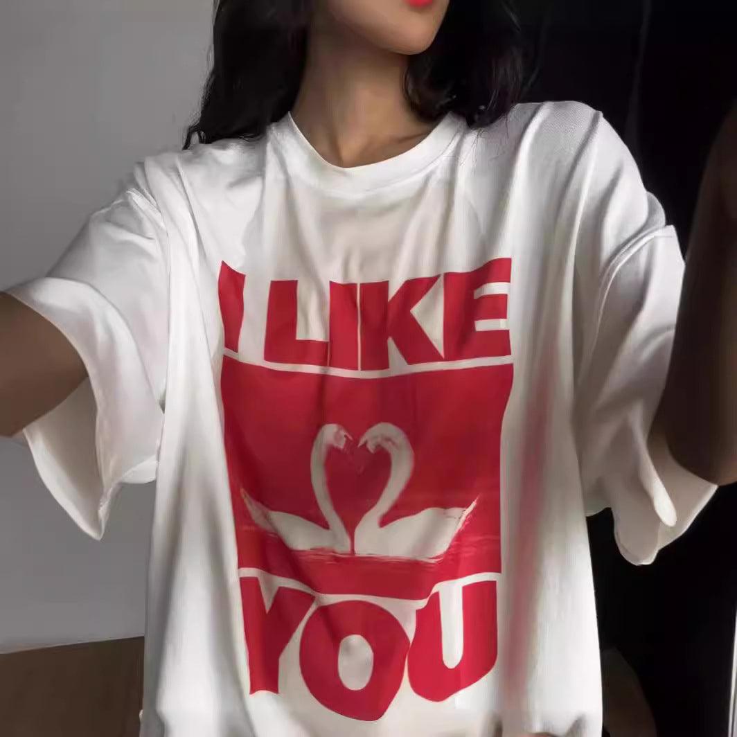 Boyfriend Style Loose Top Women's Clothing - Hipster Collections