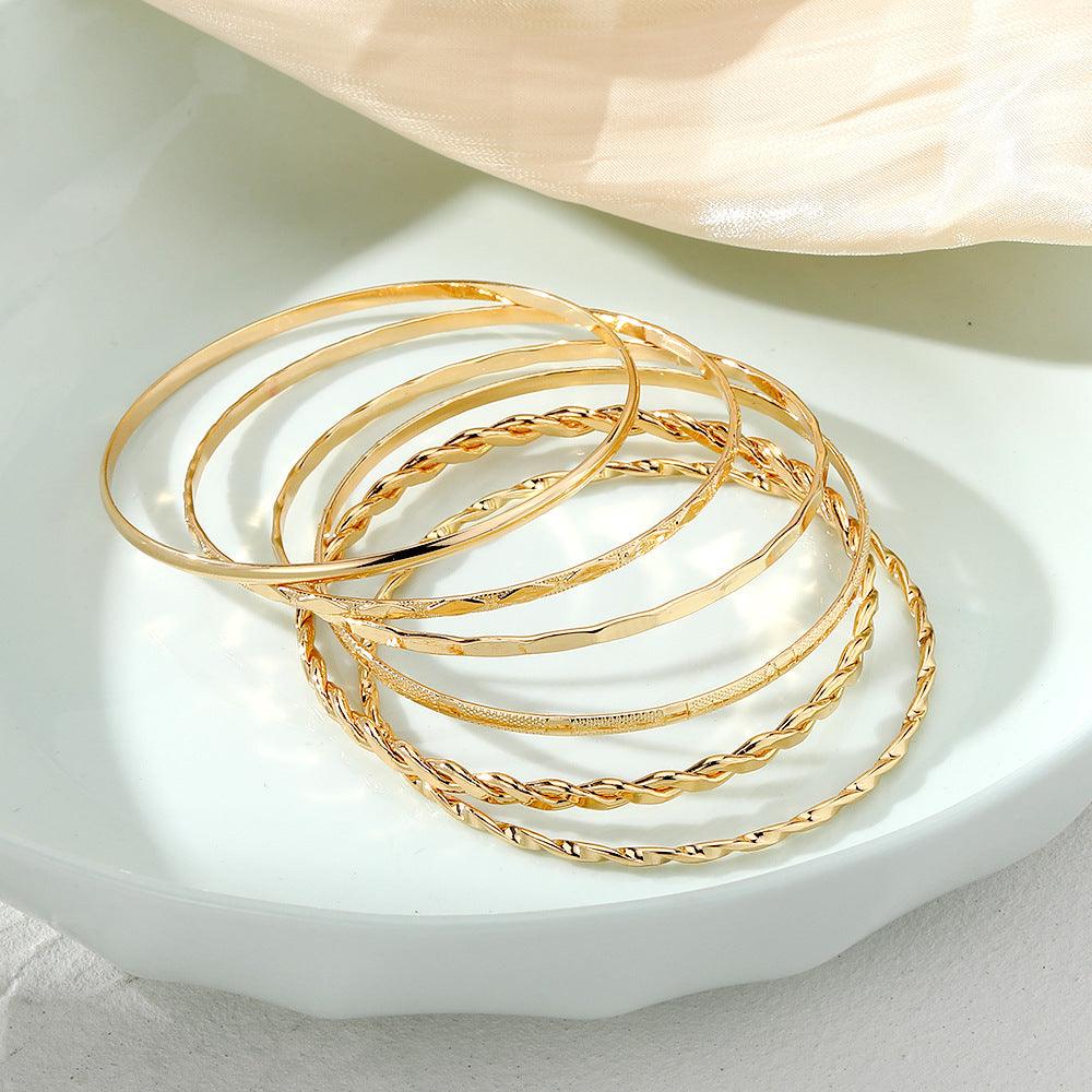 Bohemian Metal Chain Bracelet Set For Women - Hipster Collections