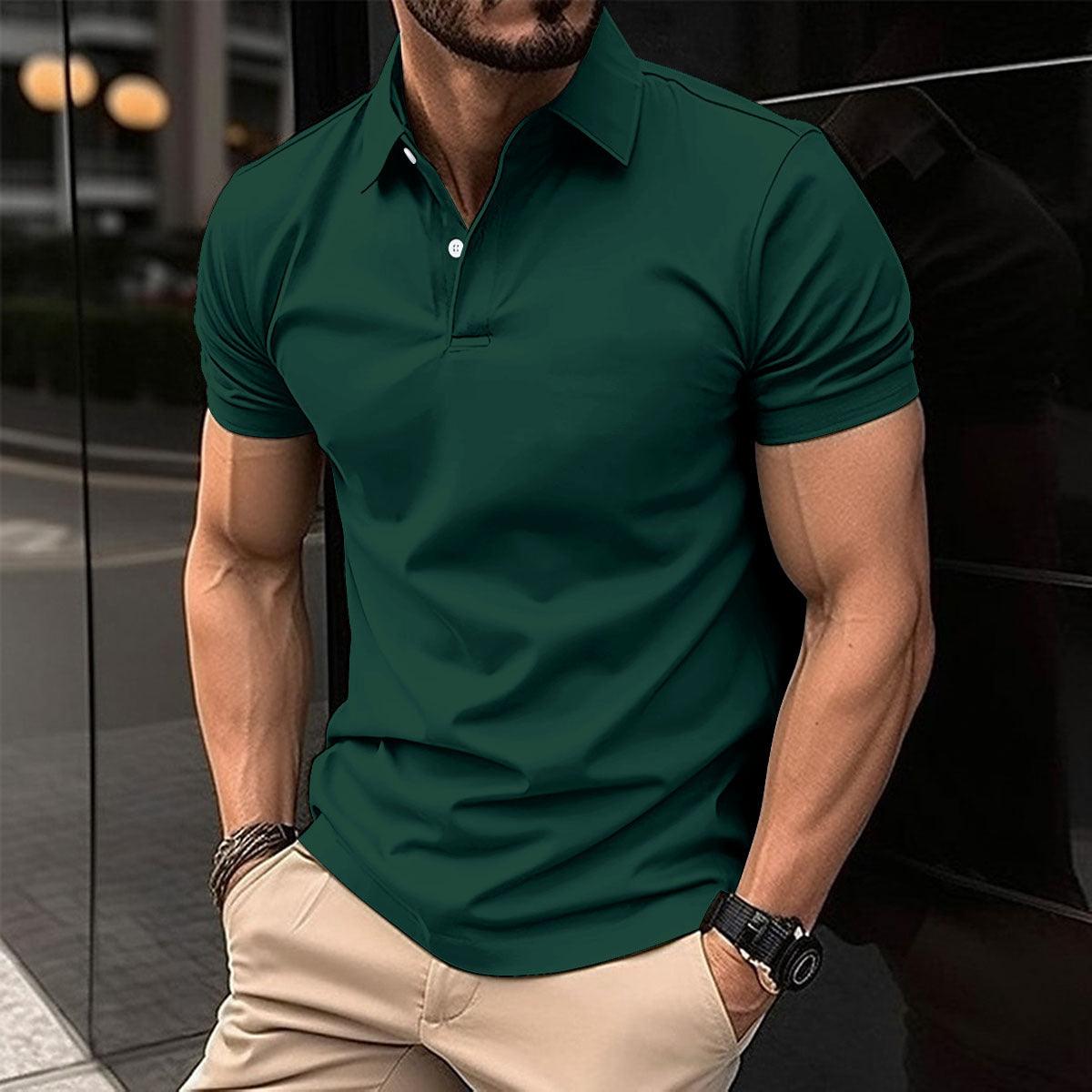Short Sleeve Polo Shirt Men - Hipster Collections