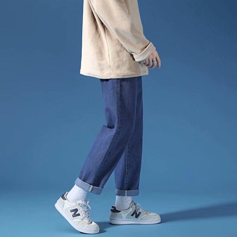 Jeans Men's Loose Straight Trend - Hipster Collections
