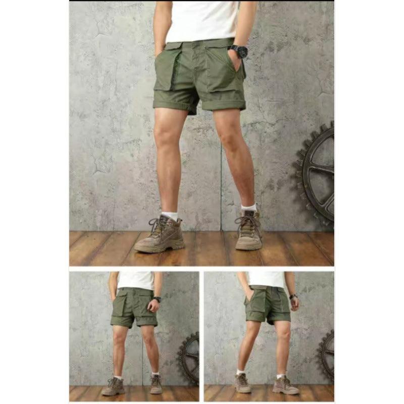 Overalls Men's Large Pocket Retro Fashion Brand Loose - Hipster Collections