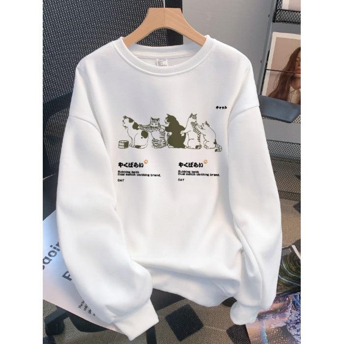 AutumnWinter Sweater Women's Printed Korean Style - Hipster Collections