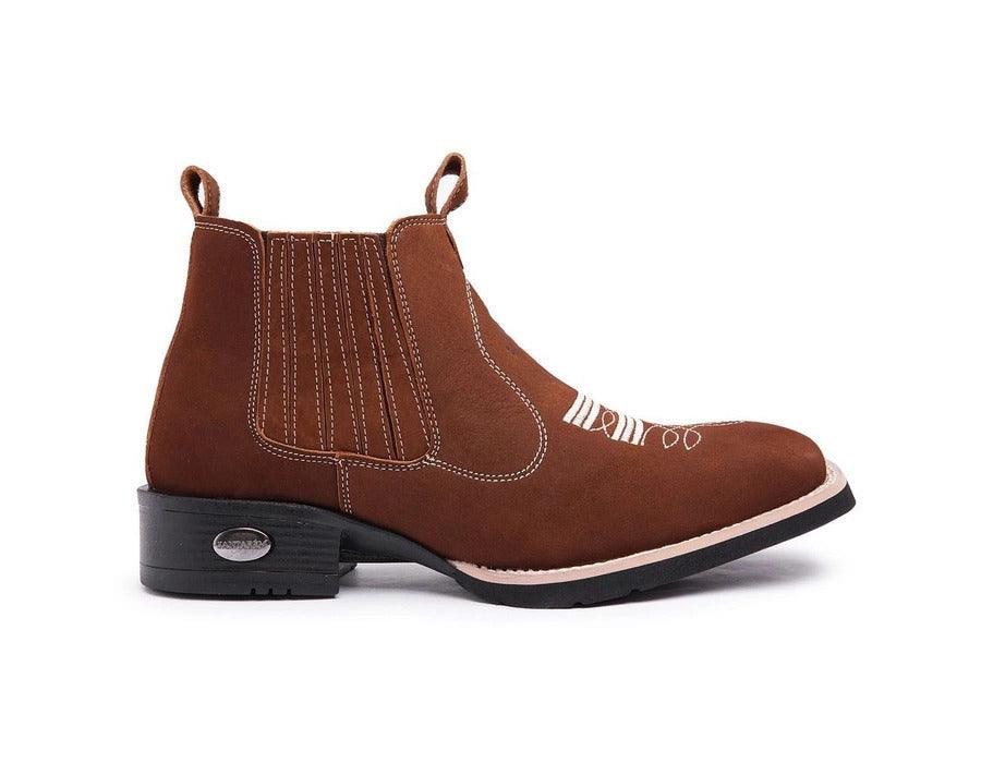 New European And American Retro Men's Shoes Winter Suede Flat Heel Round Toe Martin Boots - Hipster Collections