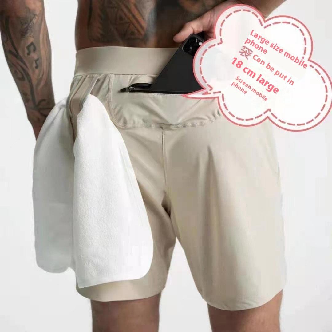 Men's Shorts Running Sports Breathable Quick-dry Casual American Fifth Pants - Hipster Collections