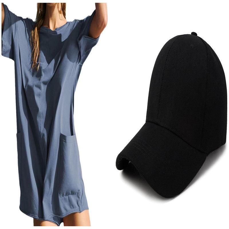 Women's Loose Short-sleeved Shorts Jumpsuit Summer Casual Backless Beach Overall Pants With Pockets - Hipster Collections