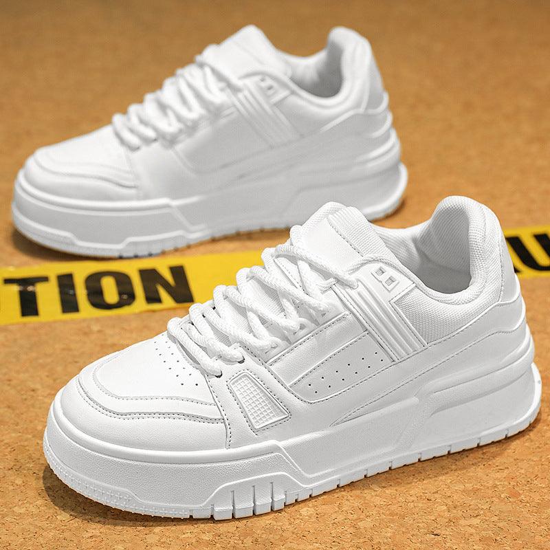 Men's Casual ShoesBoys' Small White Board Shoes With Thick Soles - Hipster Collections