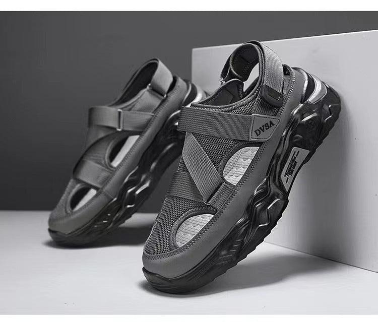 Men's Summer Platform Lightweight Non-slip Breathable Mesh Sandals - Hipster Collections