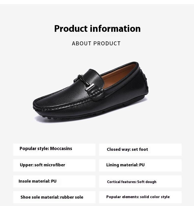 Men's Plus Size British Fashion Casual Leather Shoes - Hipster Collections