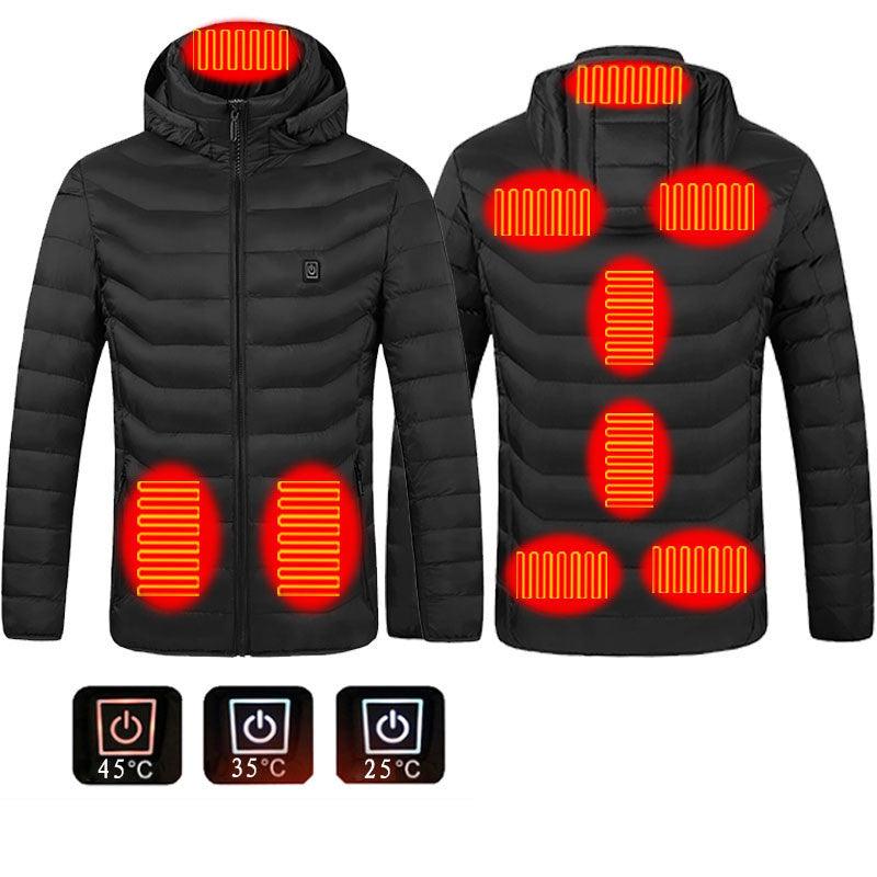 Heated Puffer Jacket - Hipster Collections