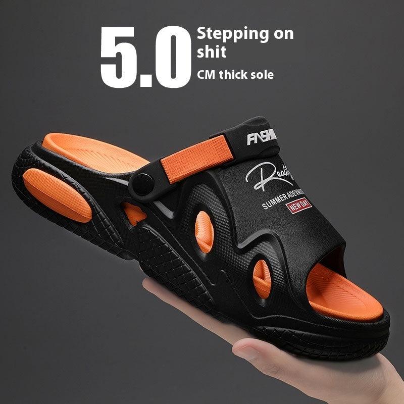 Slippers Men's Summer Outdoor Slip-on Sandals - Hipster Collections