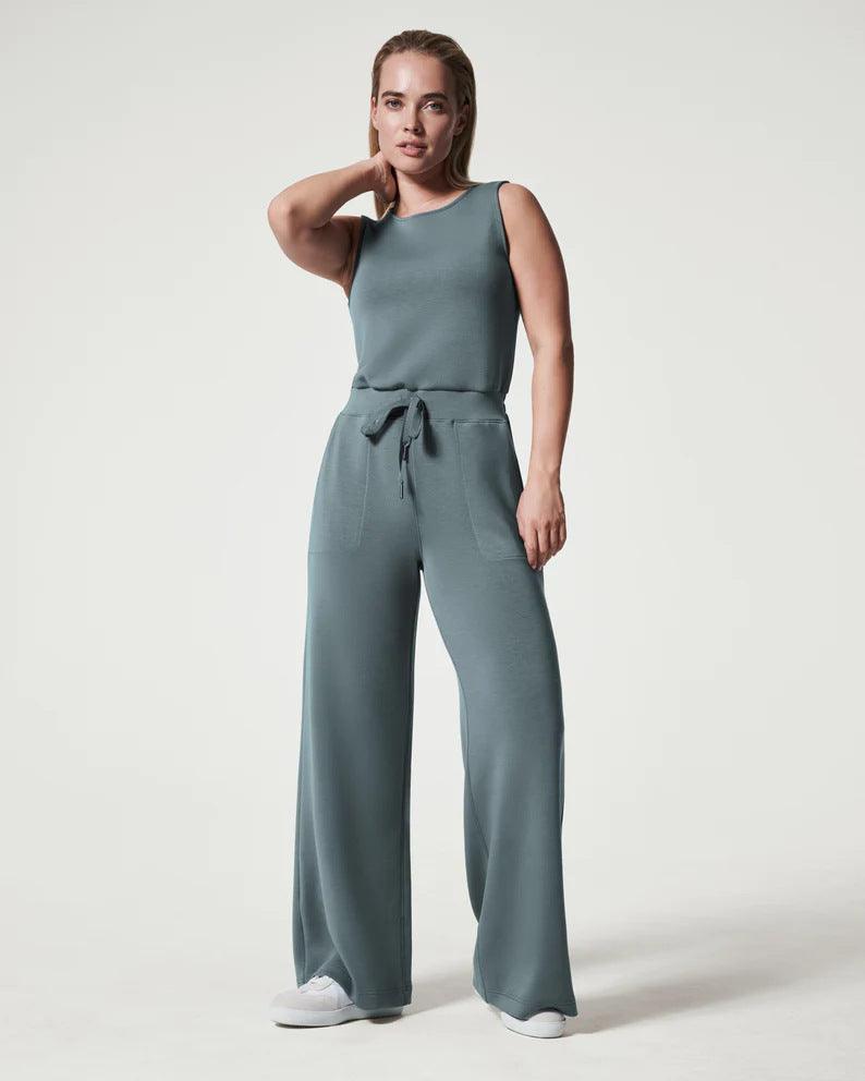 Women's Fashionable Lace Up Jumpsuit Pants - Hipster Collections