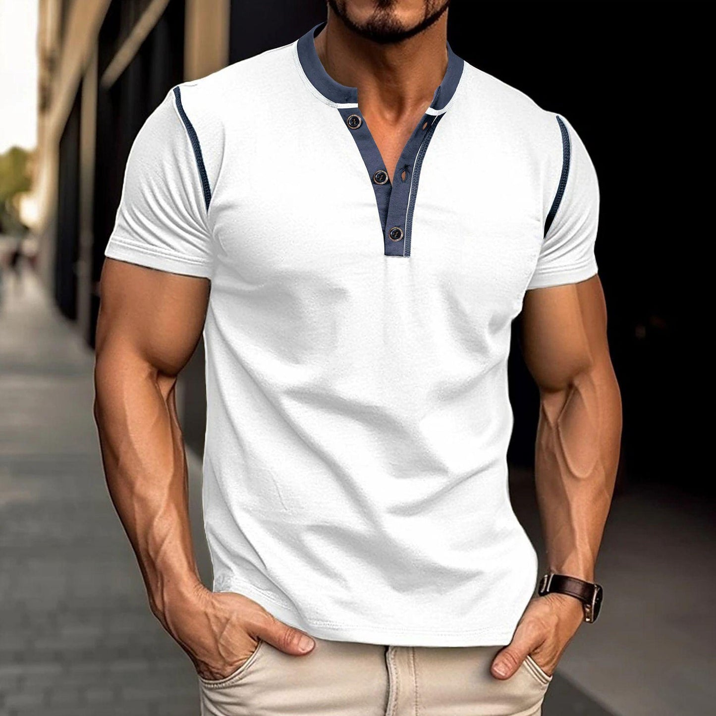 Short-Sleeved Polo T-Shirt - Hipster Collections