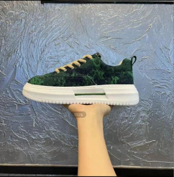Denim Fashionable Men's Shoes Cloth Thick Bottom Increased Comfort - Hipster Collections