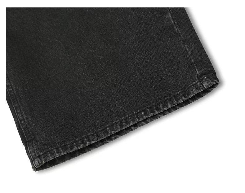 Men's American-style Retro Washed Straight Jeans - Hipster Collections