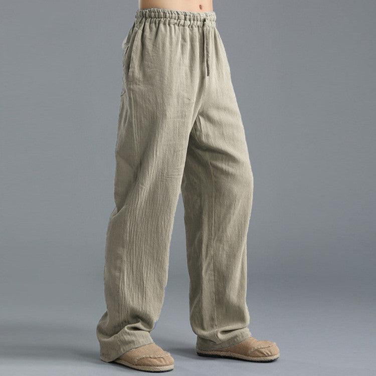 Men's Breathable Linen Loose Casual Sports Pants - Hipster Collections