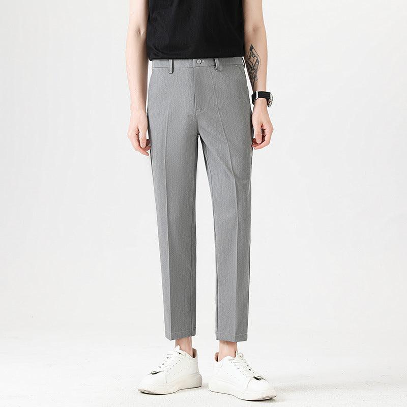 Light Luxury Men's Casual Small Trousers Stretch Pencil Pants Men's Trousers - Hipster Collections