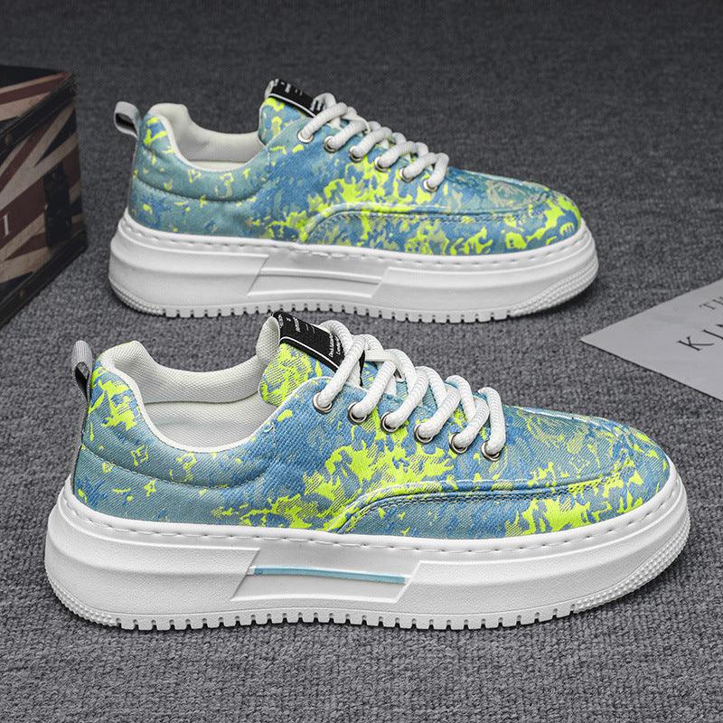 Denim Fashionable Men's Shoes Cloth Thick Bottom Increased Comfort - Hipster Collections
