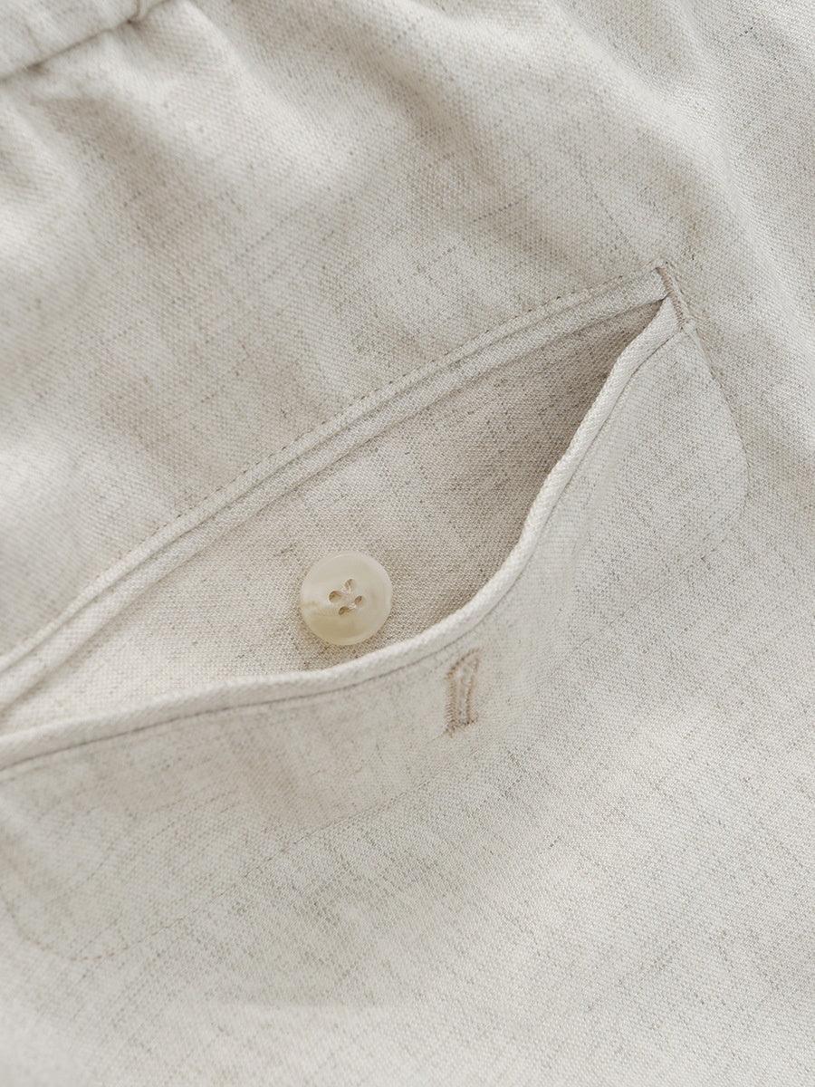 Men's Simple Solid Color Casual Cotton Linen Shorts - Hipster Collections