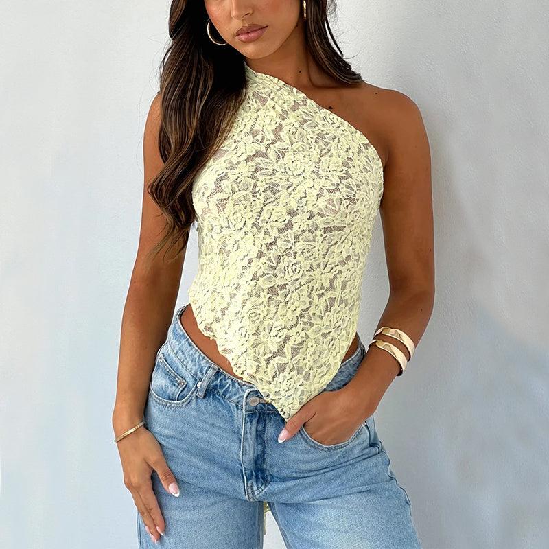 Ins Lace Backless Top - Hipster Collections