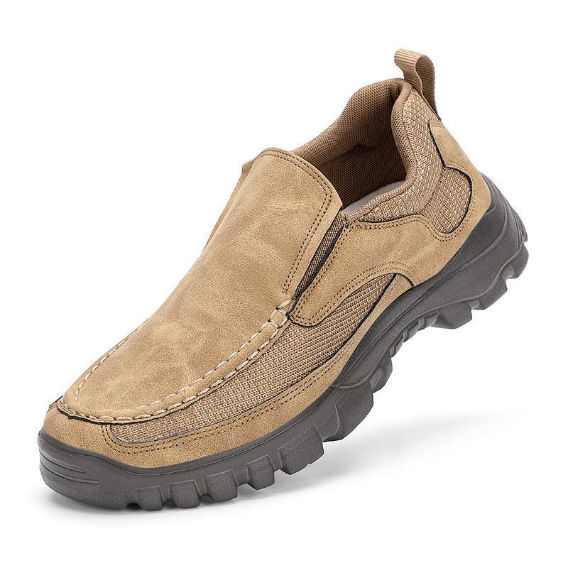 Men's Loafer Casual Business Leather Shoes Plus Size 46 Lightweight Men's Shoes - Hipster Collections