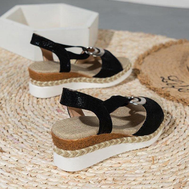 Serpentine Wedges/Sandals - Hipster Collections