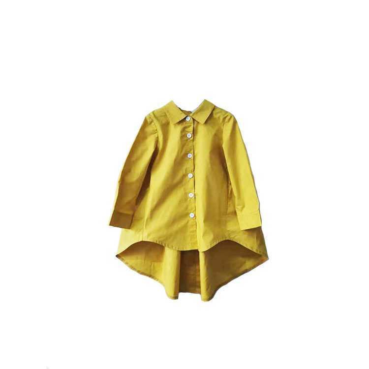 Girls' Big Kids Loose Fashionable Tops Korean Style Shirts Big Kids' Swallowtails - Hipster Collections