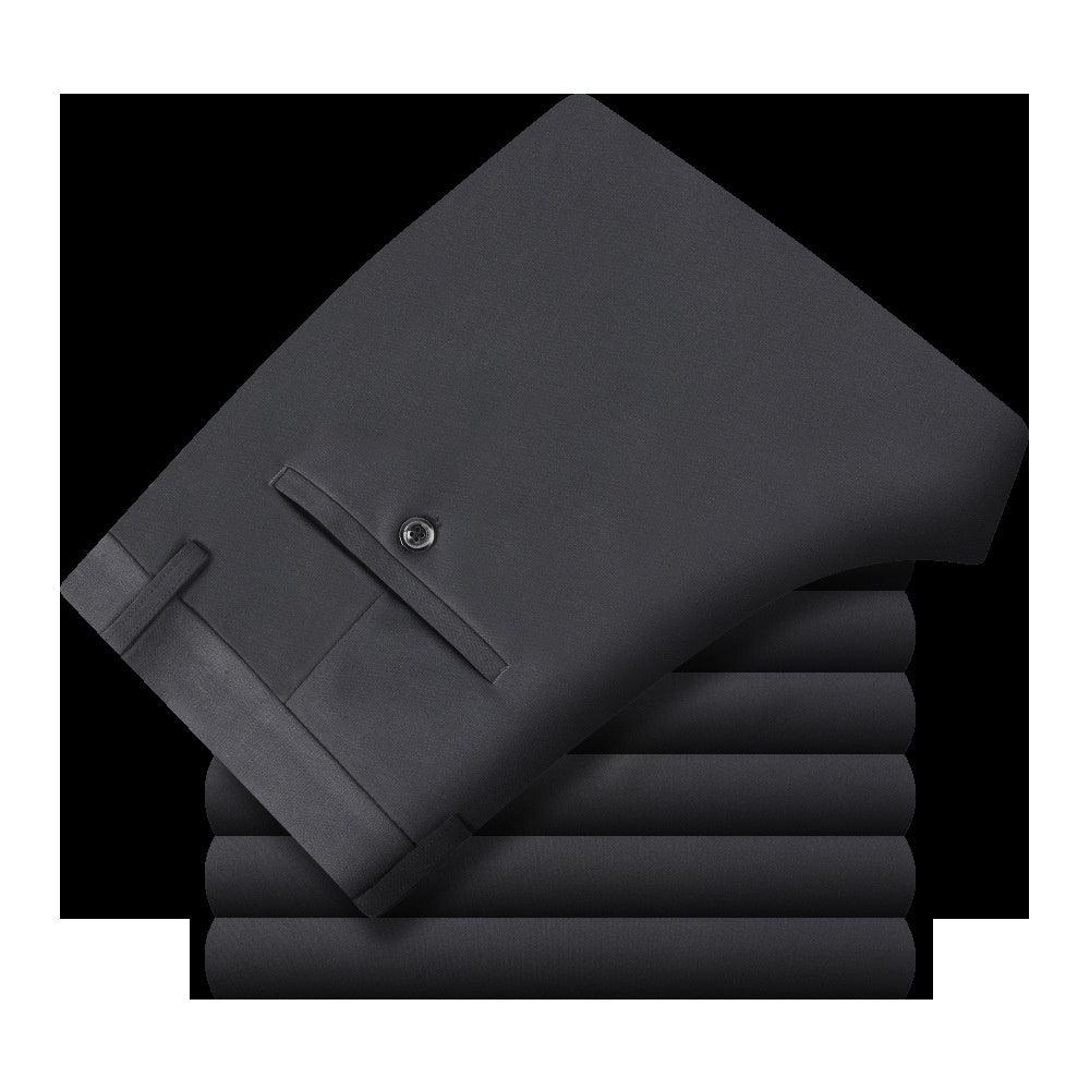 Straight Business Casual Men's Trousers Ice Silk - Hipster Collections